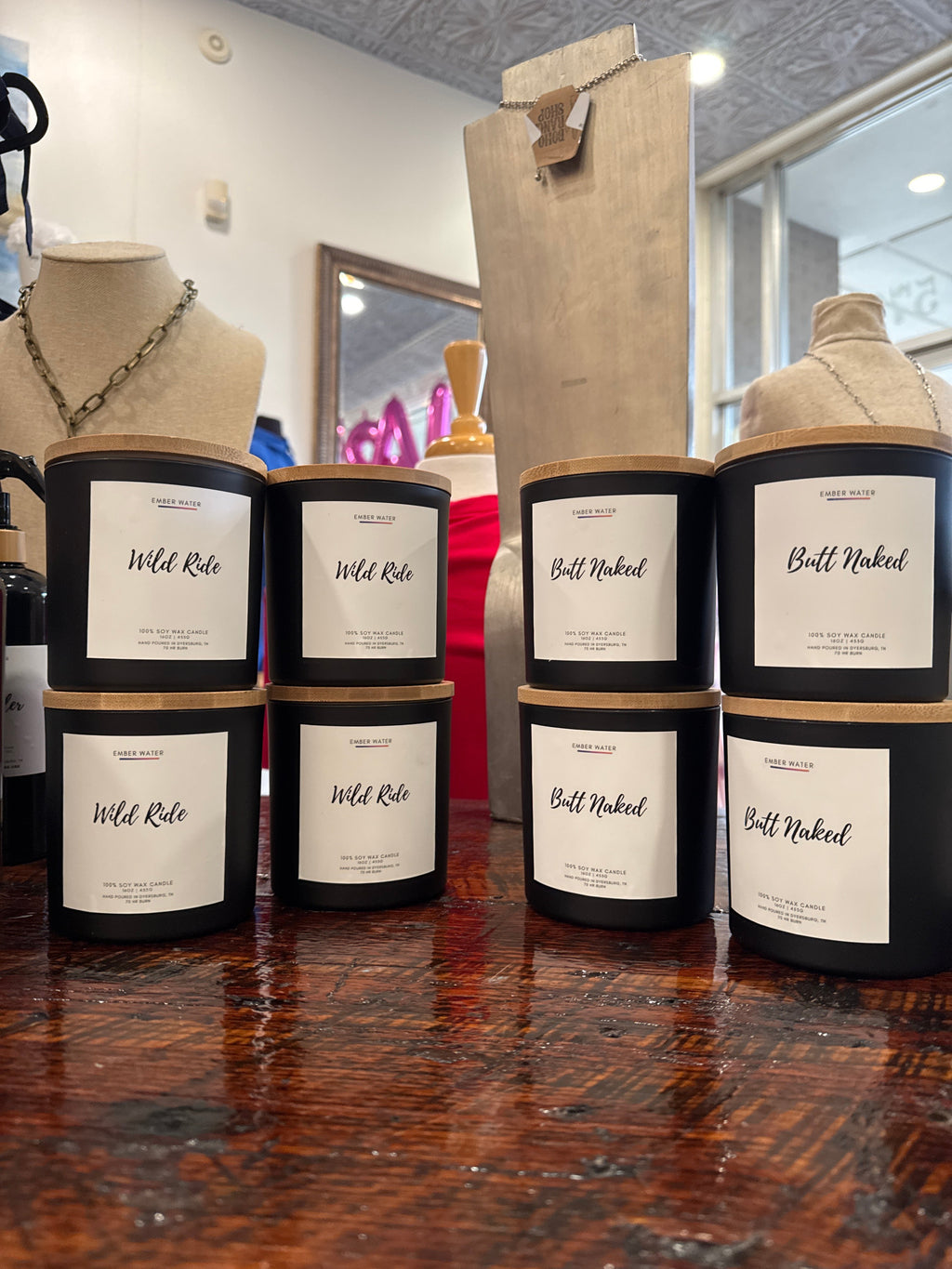 Ember Water 100% Soy Candle