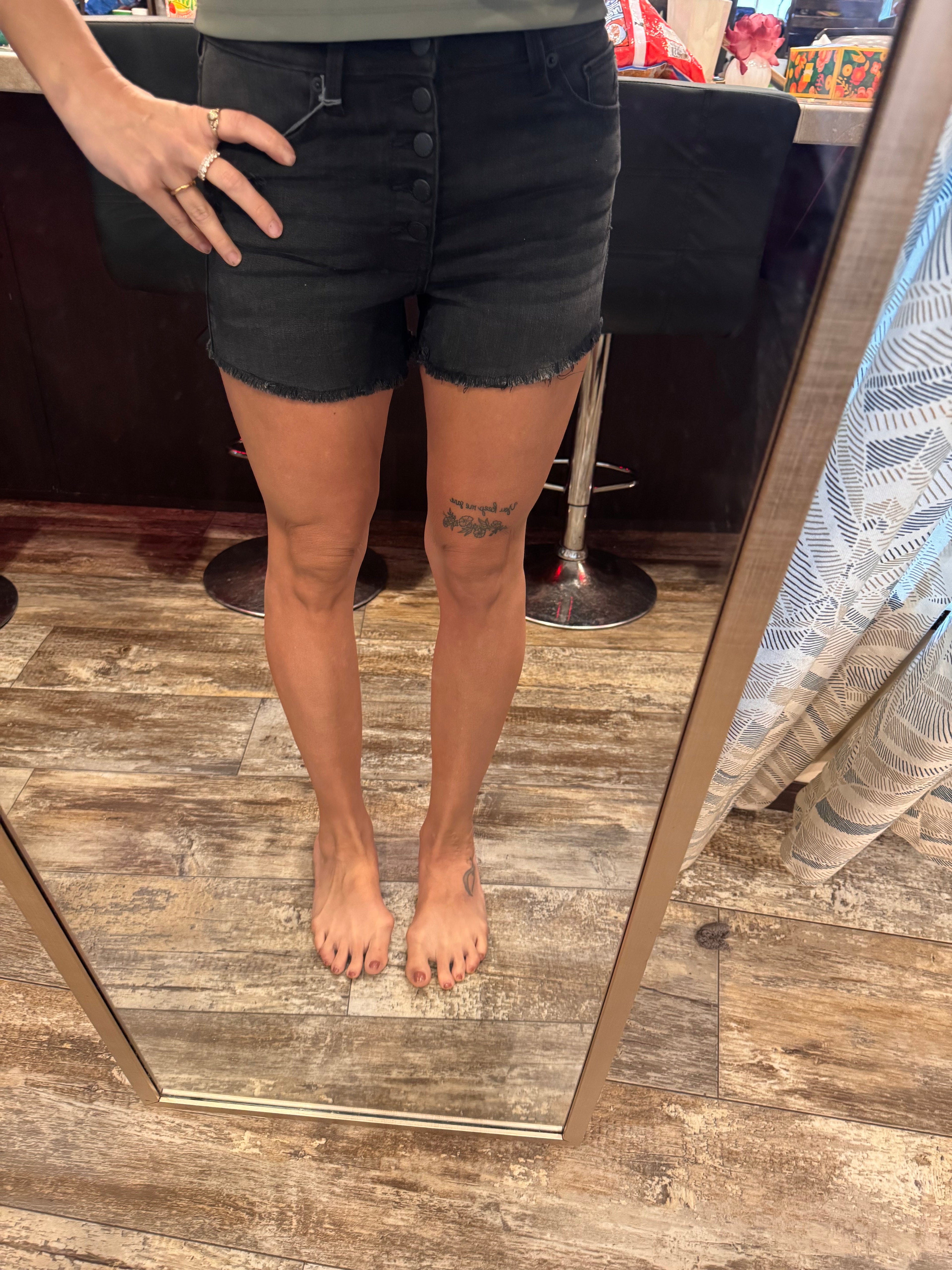After Dark Denim Shorts