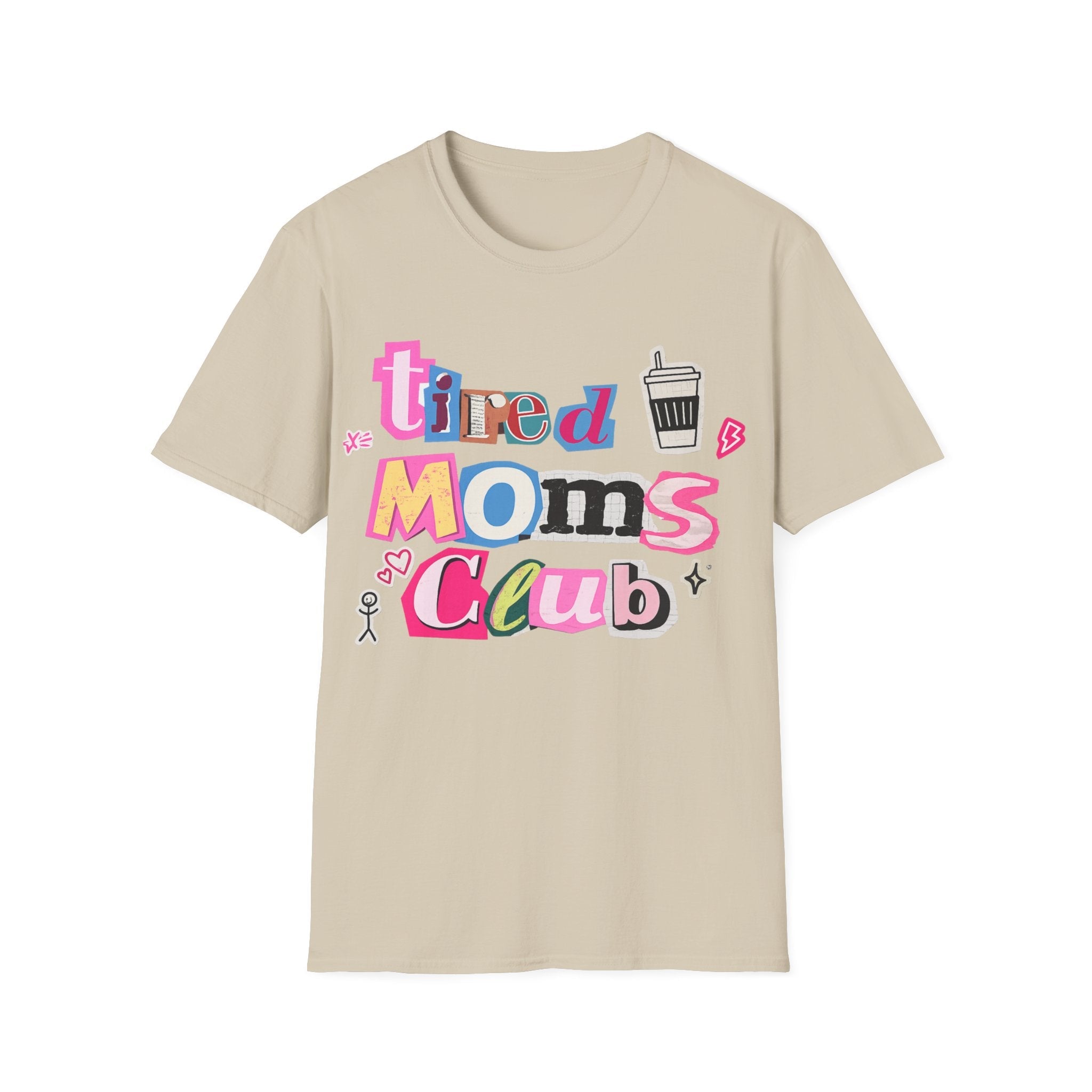Mama Mom’s Club Graphic T-Shirt — Cute Colorful “Mama Mom’s Club” Design Top
