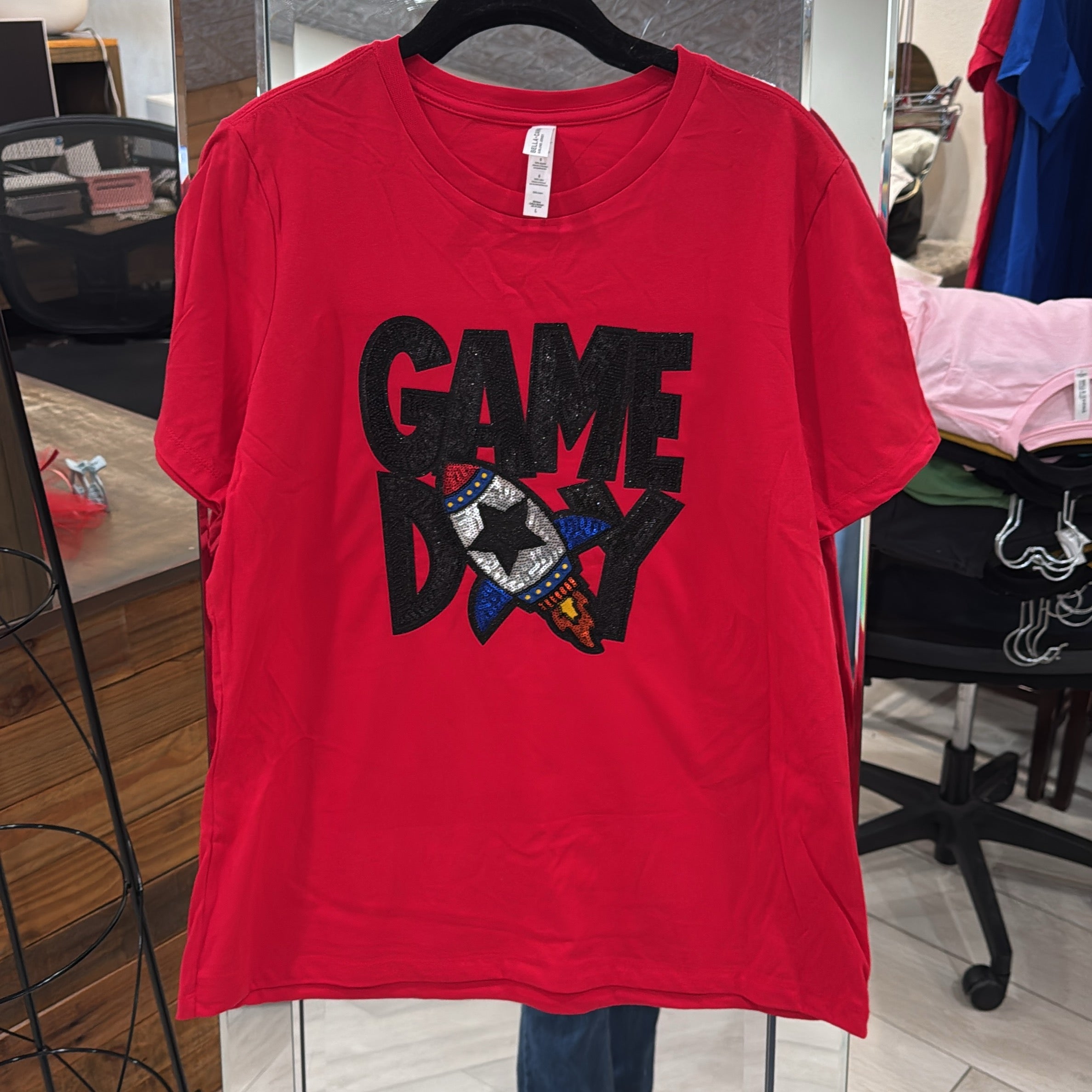 Apollo Game Day Rocket Tee Large