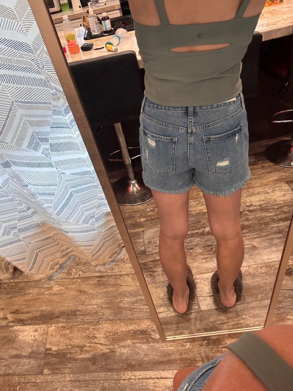 Backroad Blues Denim Shorts