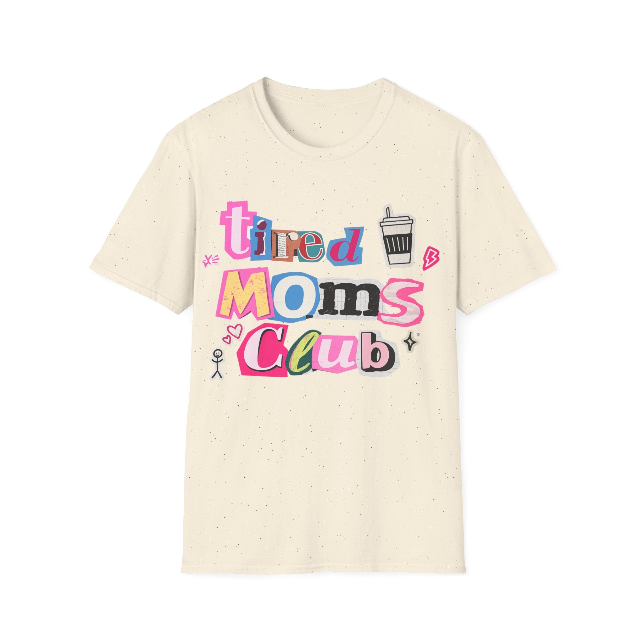 Mama Mom’s Club Graphic T-Shirt — Cute Colorful “Mama Mom’s Club” Design Top