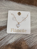 Iridescent Heart Necklace