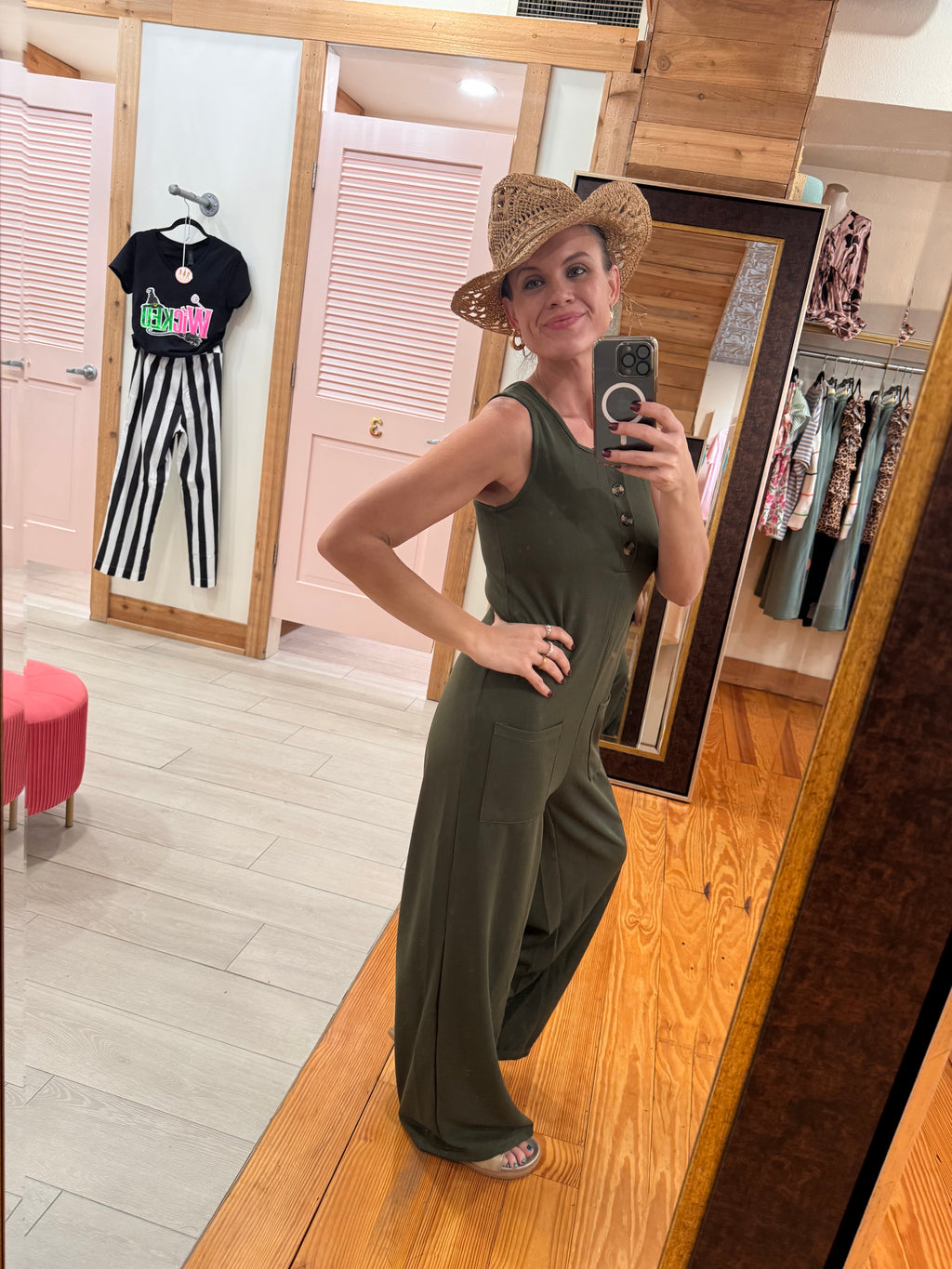 Army Green Jumpsuit