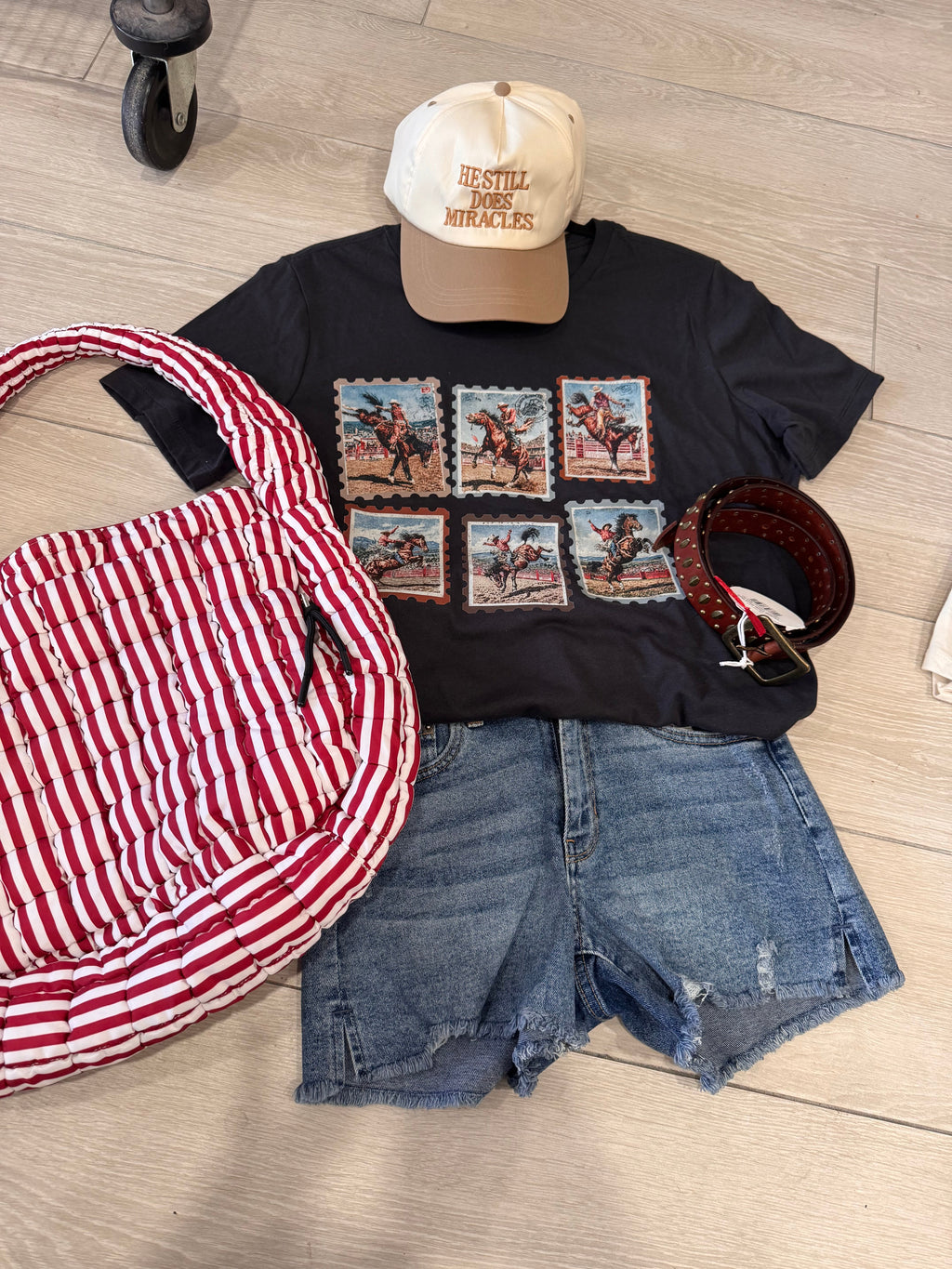 Backroad Blues Denim Shorts