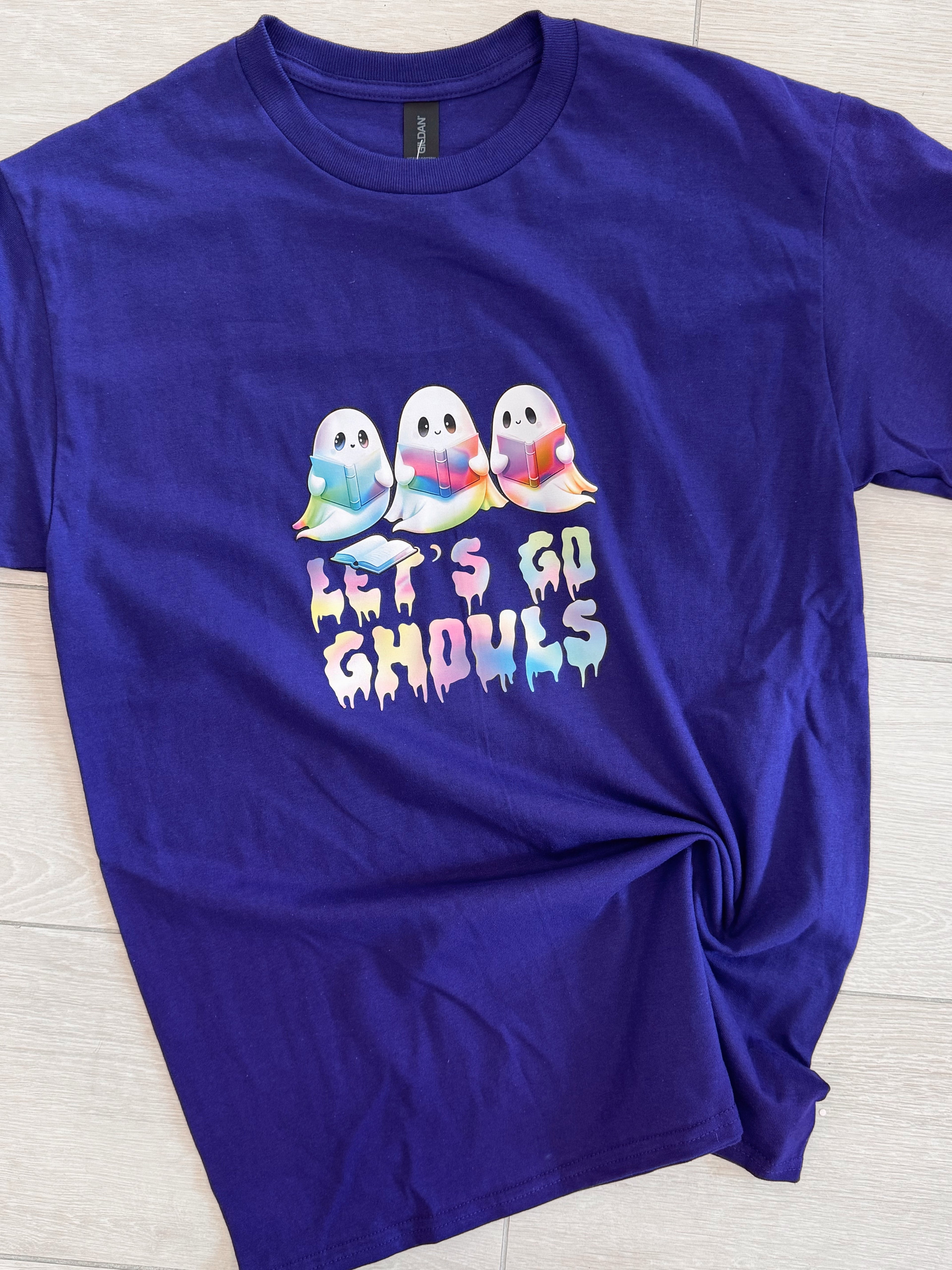 Halloween T Shirt Small Pink Ghost