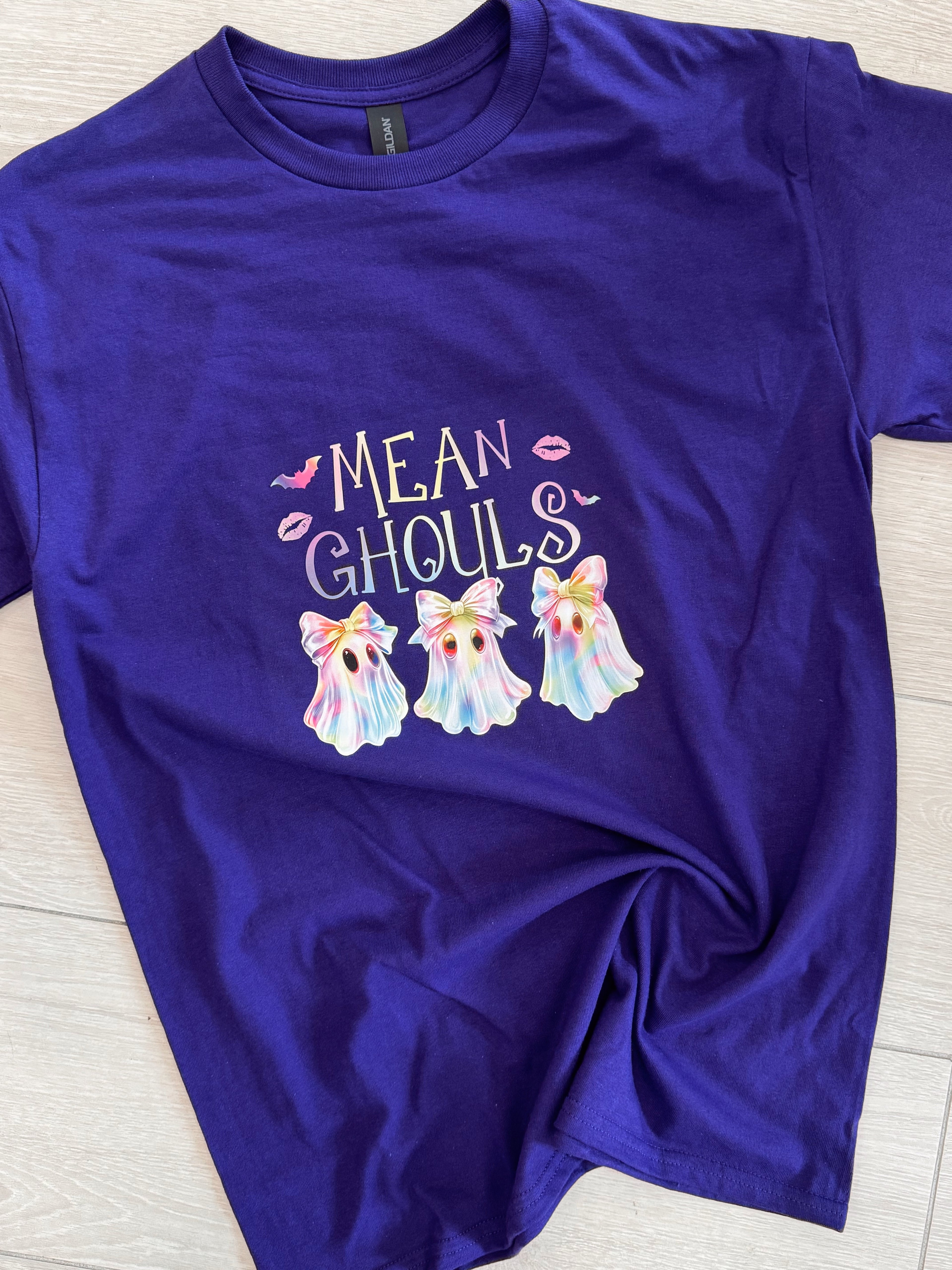 Halloween T Shirt Small Pink Ghost