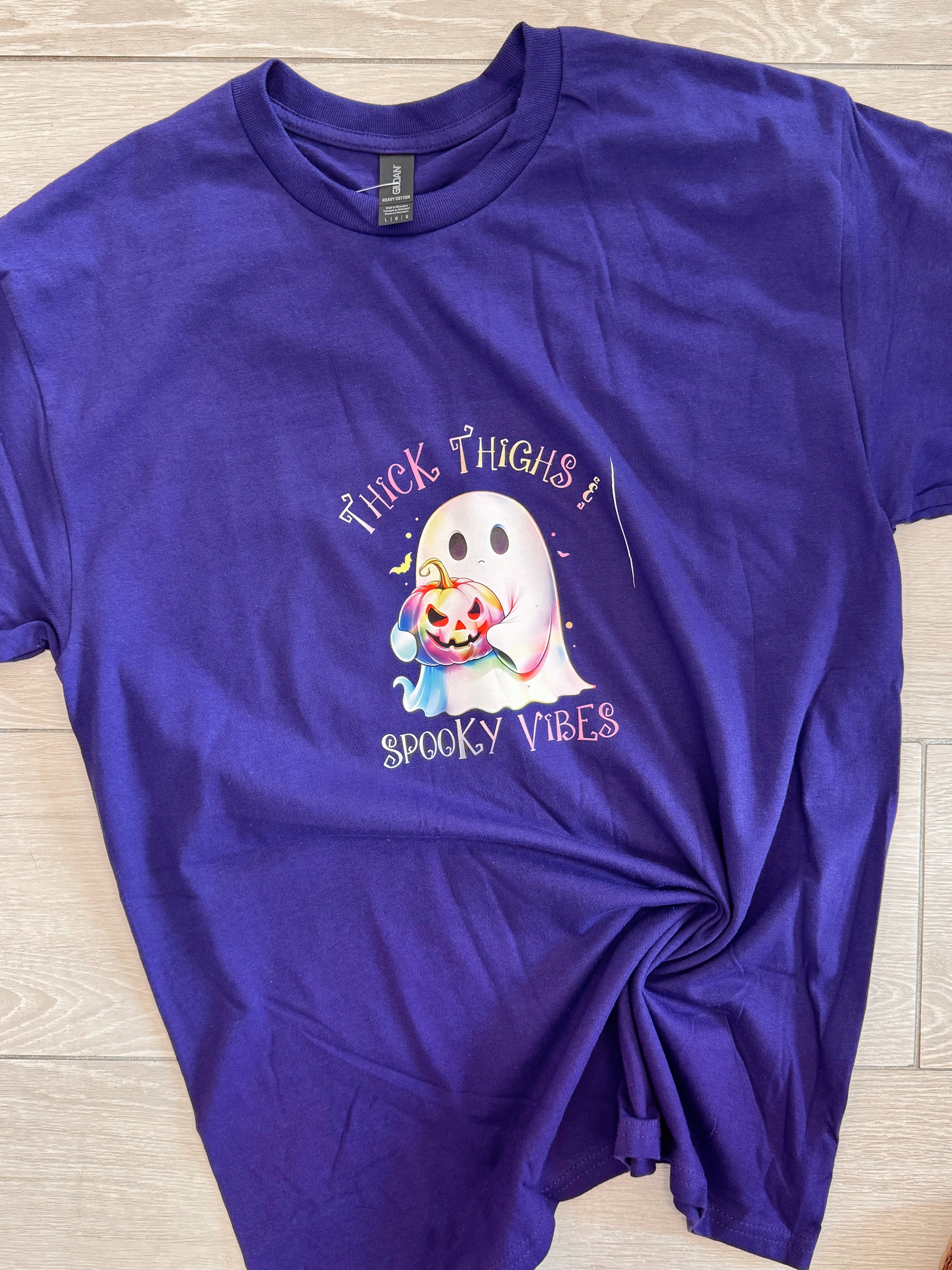 Halloween T Shirt Small Pink Ghost