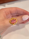 The Tessa Luxe Gemstone Cuff Ring