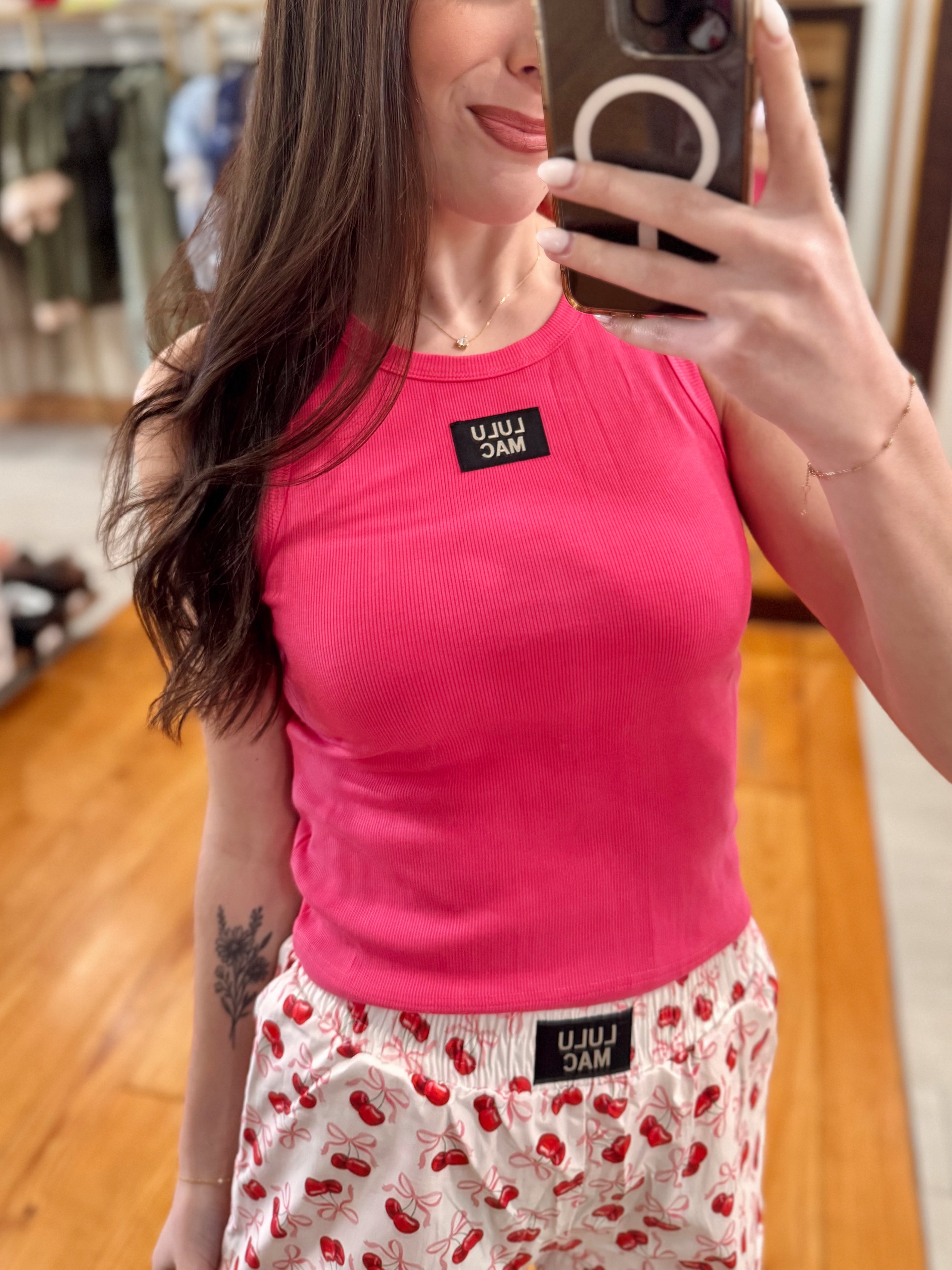 Hot Pink Tank Top