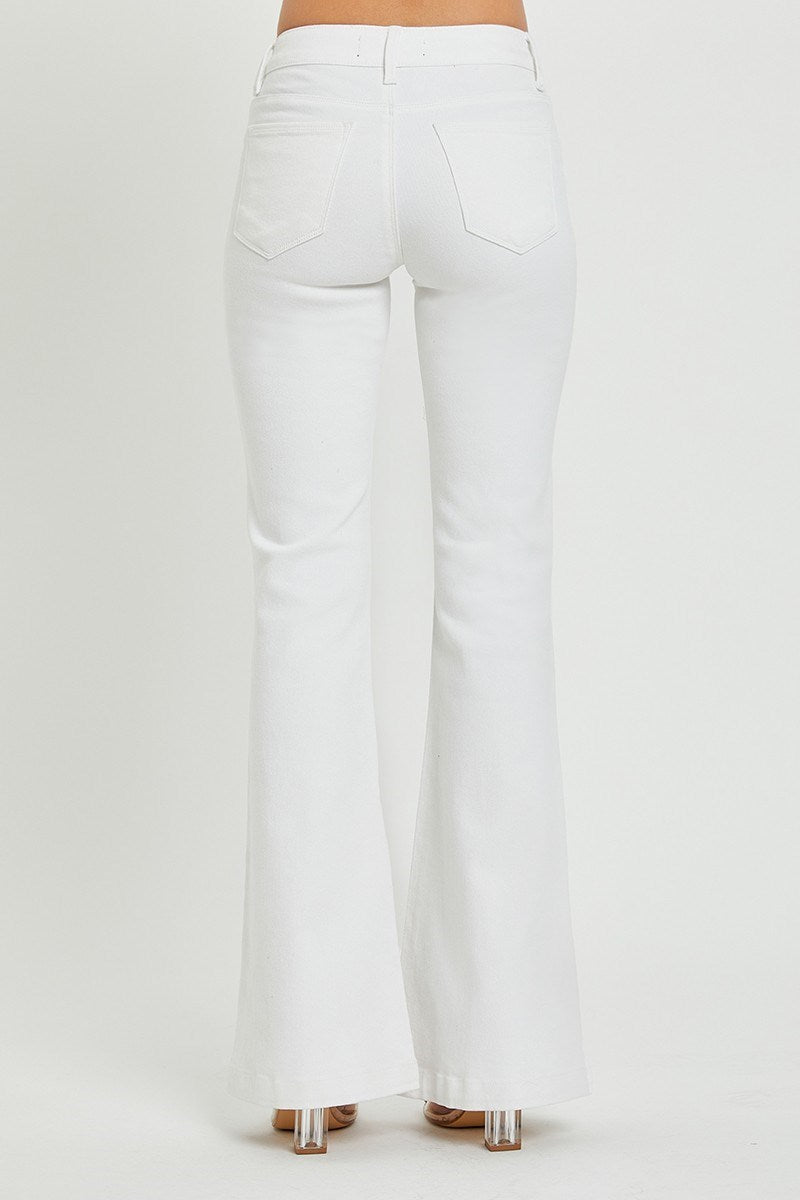 Tummy Control Low Rise Flare Pants